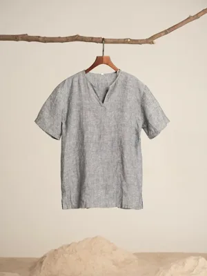 Camisa cuello abierto