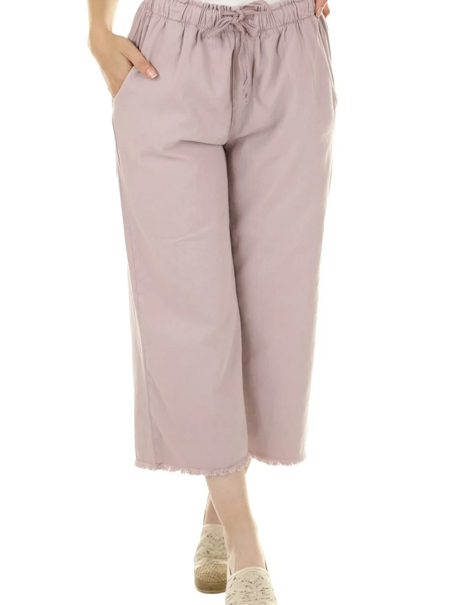 Pantalón tobillero con cordón