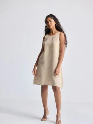 Vestido midi de tirantes