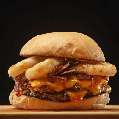 Hamburguesa BBQ Ahumada