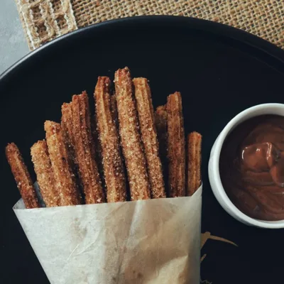 Churros con chocolate